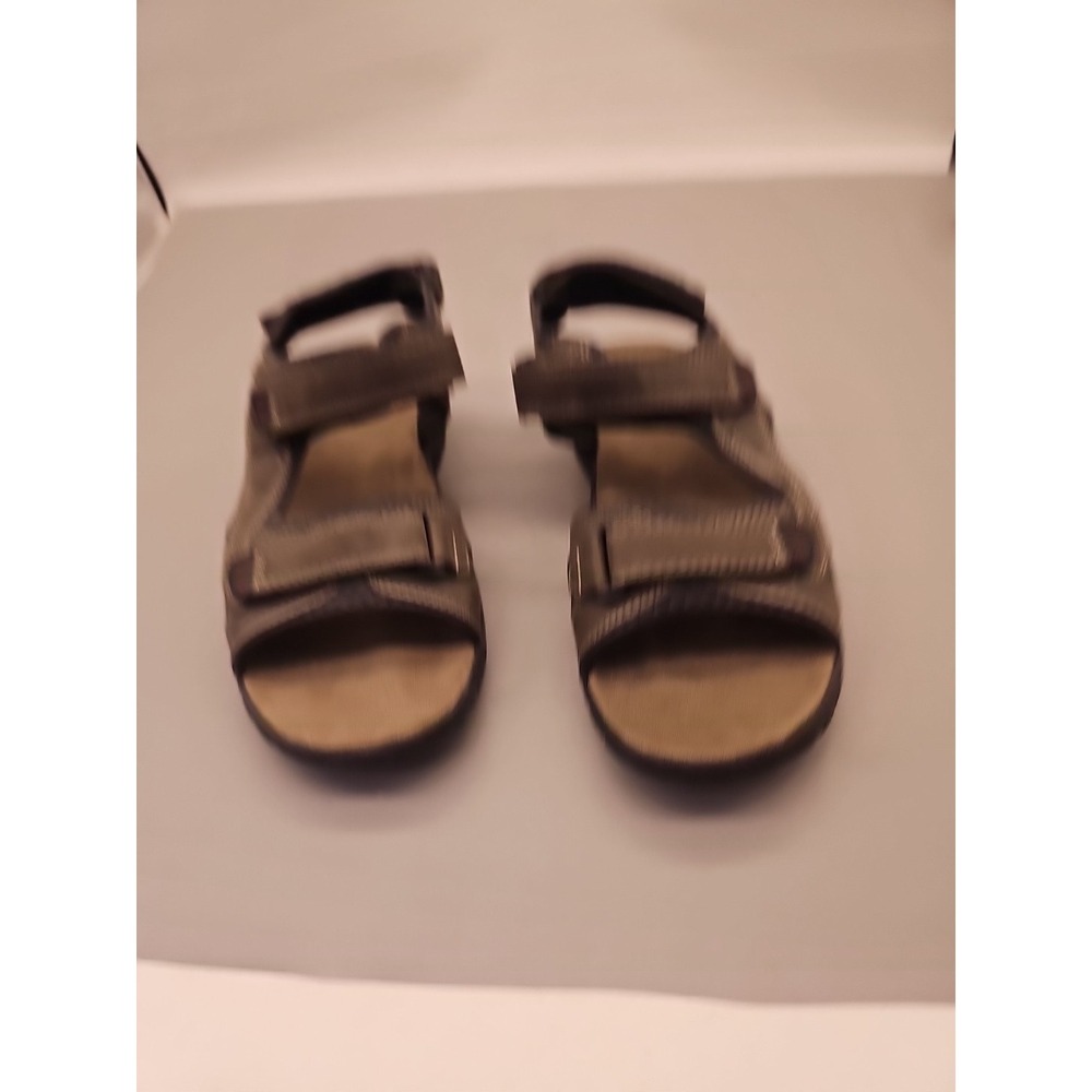 St. John's Bay Men's Strap Back Sport Hiking‎ Sandals Shoes Size 10 Excellent